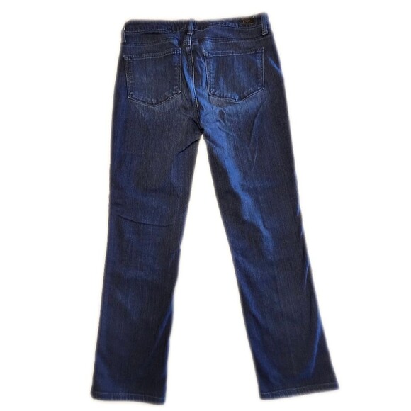 Paige Hoxton Straight Lana Navy Blue Wash Denim Jeans, Size 30 - Picture 3 of 11